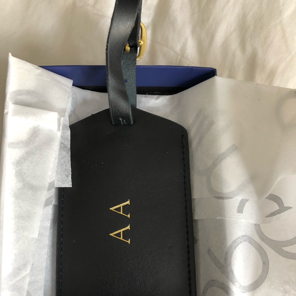 Royce New York “AA” monogram Luggage Tag